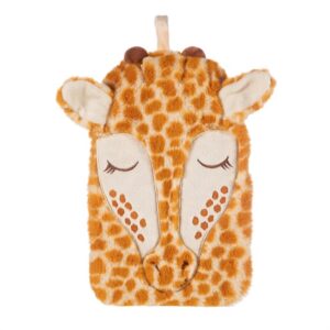 Giraffe hot water bottle main white background