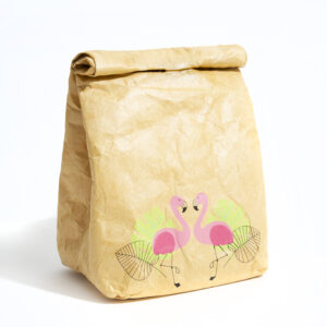 flamingo lunch bags main white background