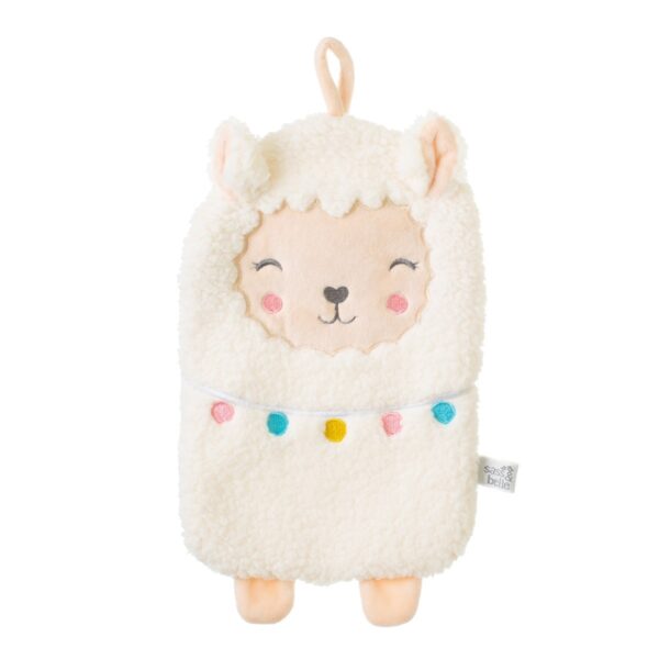 Llama hot water bottle main white background