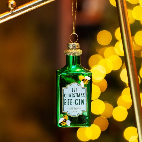 Let christmas be gin bauble lifestyle